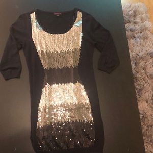 Sweater Sequin Dress